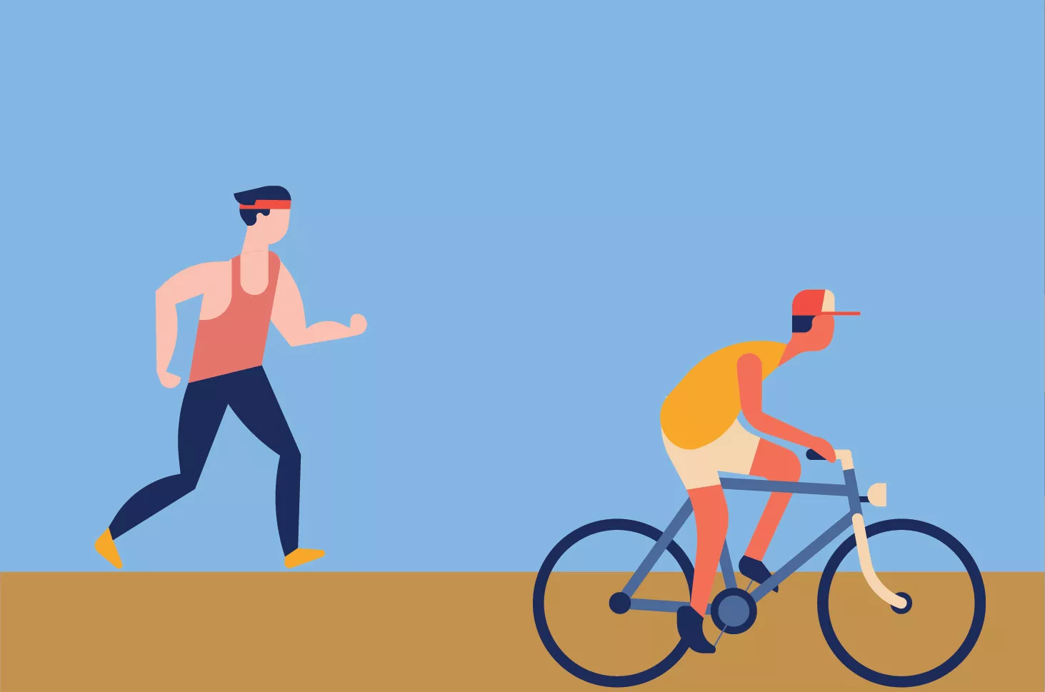 Lari atau Sepeda, Mana yang Ampuh Turunkan Berat Badan?