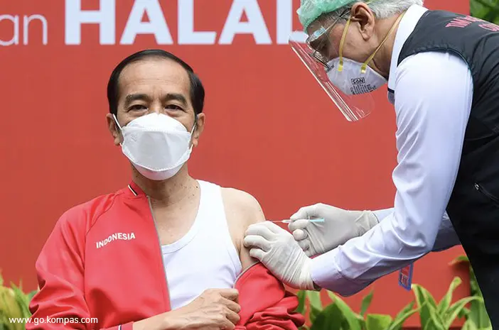 Disuntik Dosis Kedua Vaksin Corona, Kapan Antibodi Presiden Jokowi Terbentuk?